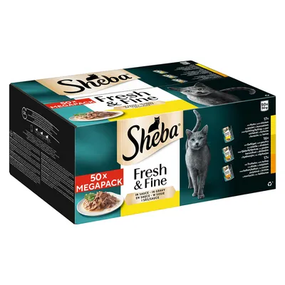 Sheba Fresh Choice Mini Pouches Multipack 50 x 50g
