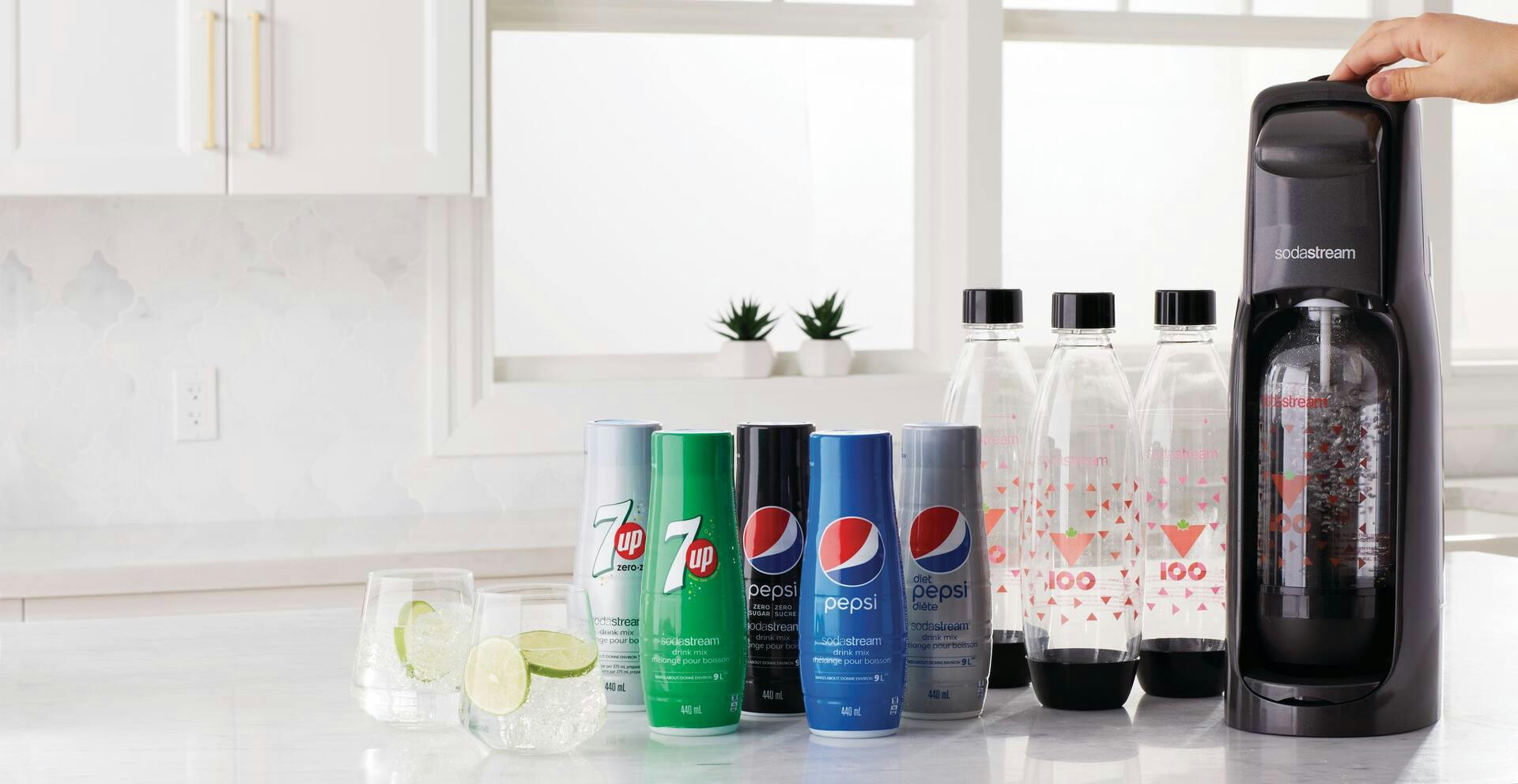 SodaStream 7-Up Zero Sugar Flavour Drink Mix, 440mL