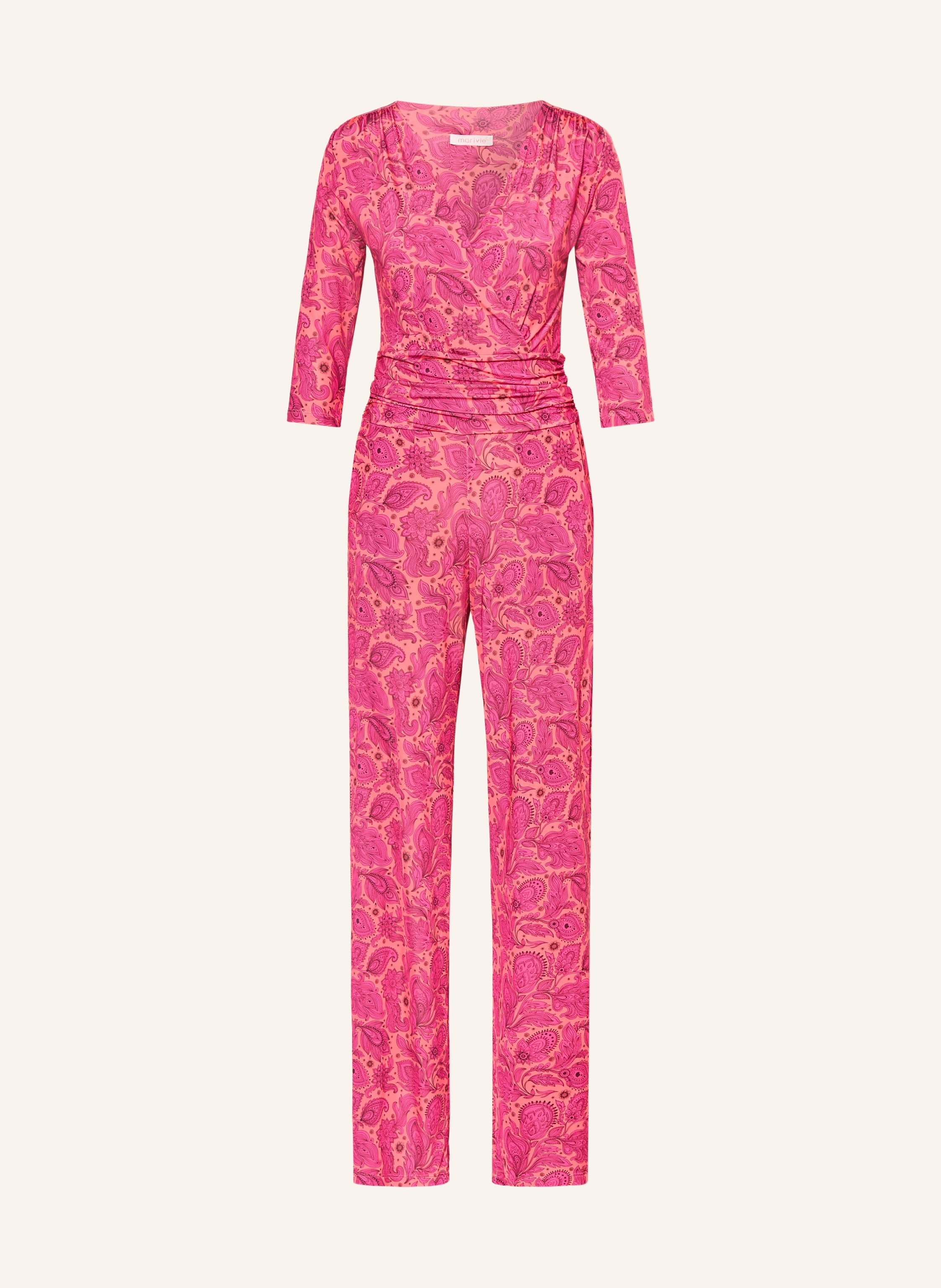 marivie Jersey-Jumpsuit JUMP GREAT! mit 3/4-Arm
