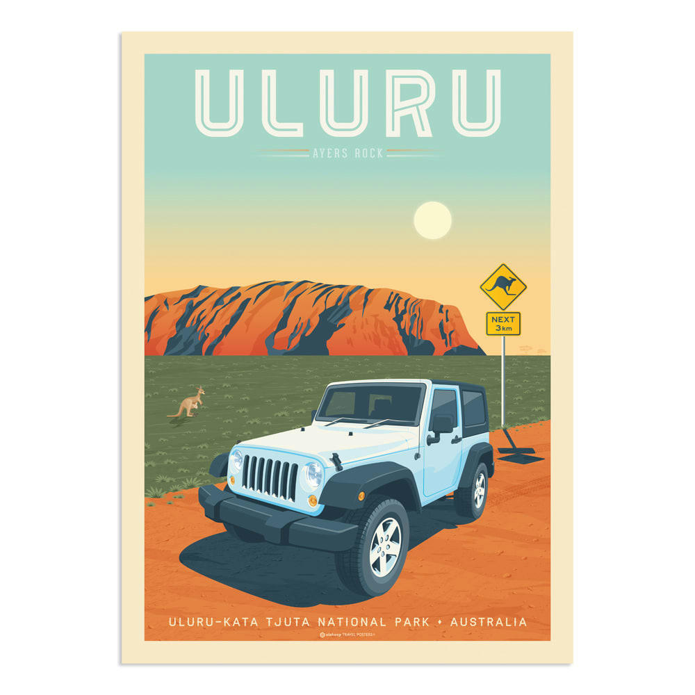 - Affiche Uluru  50x70 cm