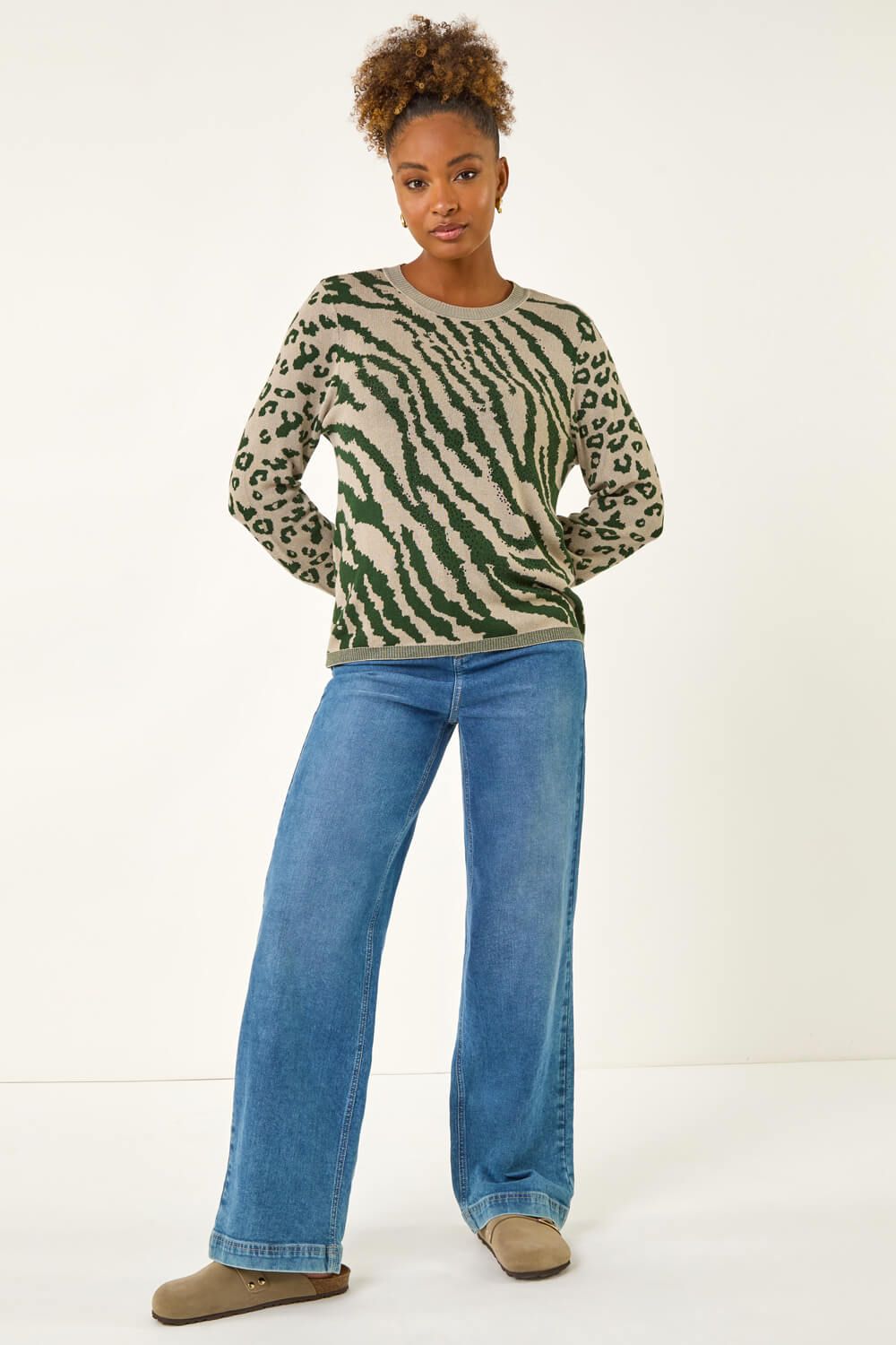 Roman Embellished Animal Knit Jumper