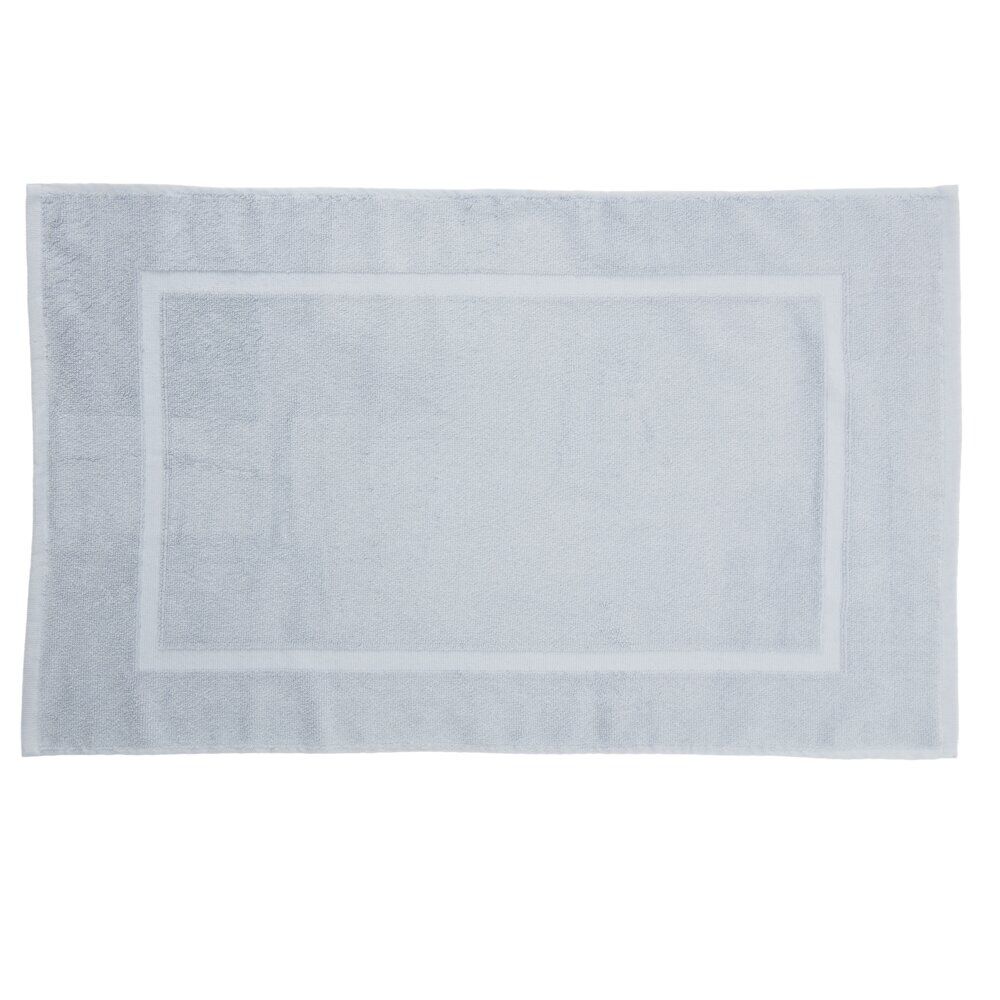 Tapis de bain coton bleu 50x80cm