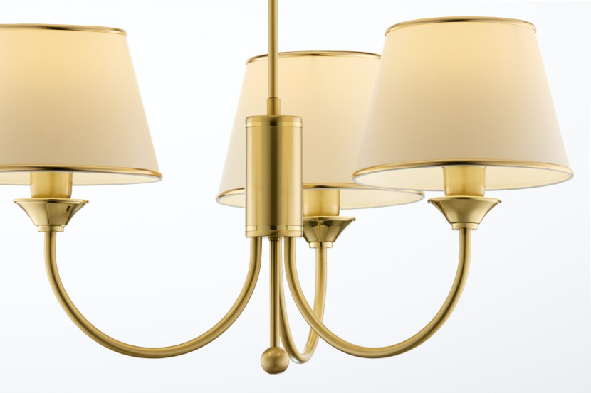 Lampa sufitowa CLASSICmosiądz 3xE27x15W IP20 Jupiter