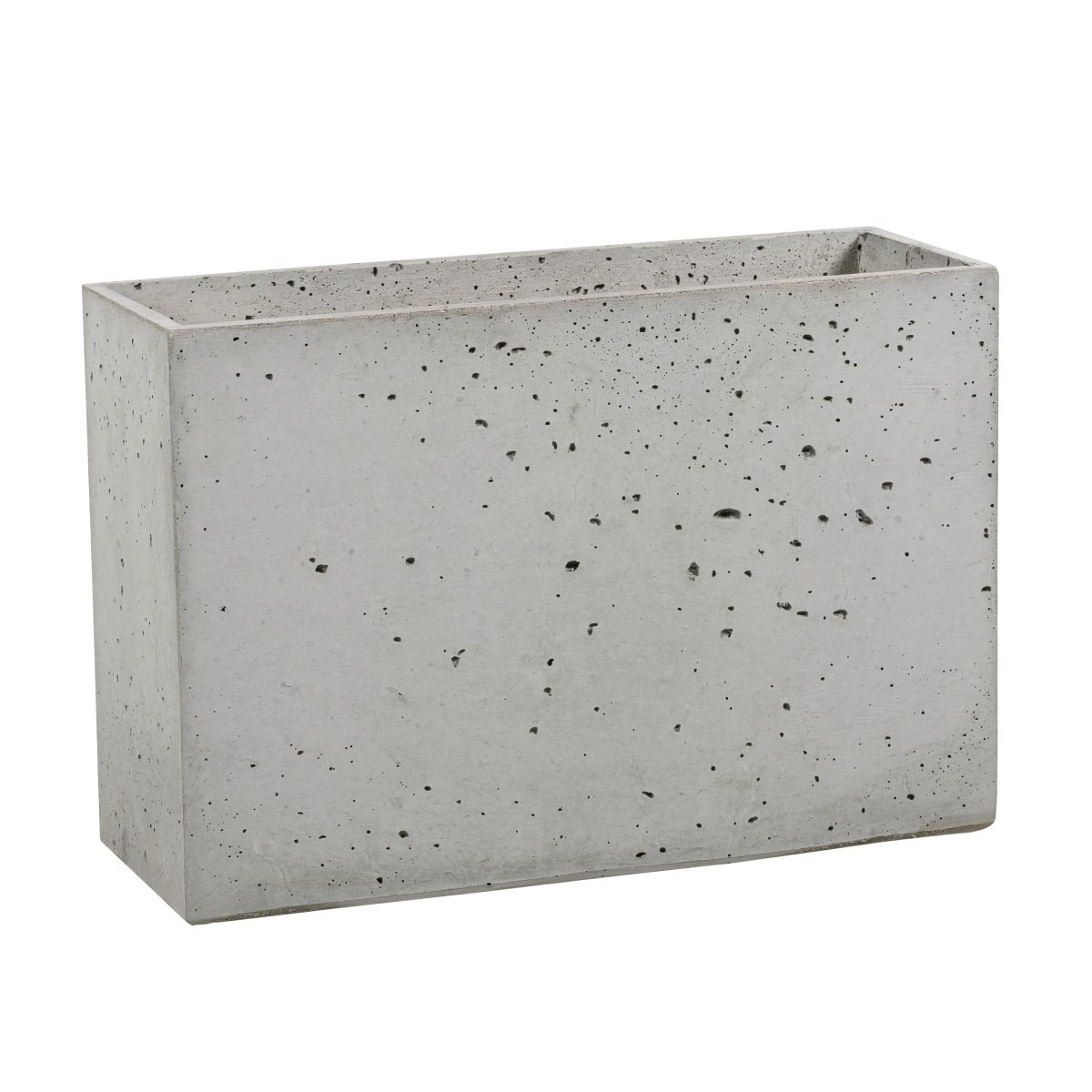 Donica Betonowa Zewnętrzna Zadora LINEA M 60x22x40 szary naturalny