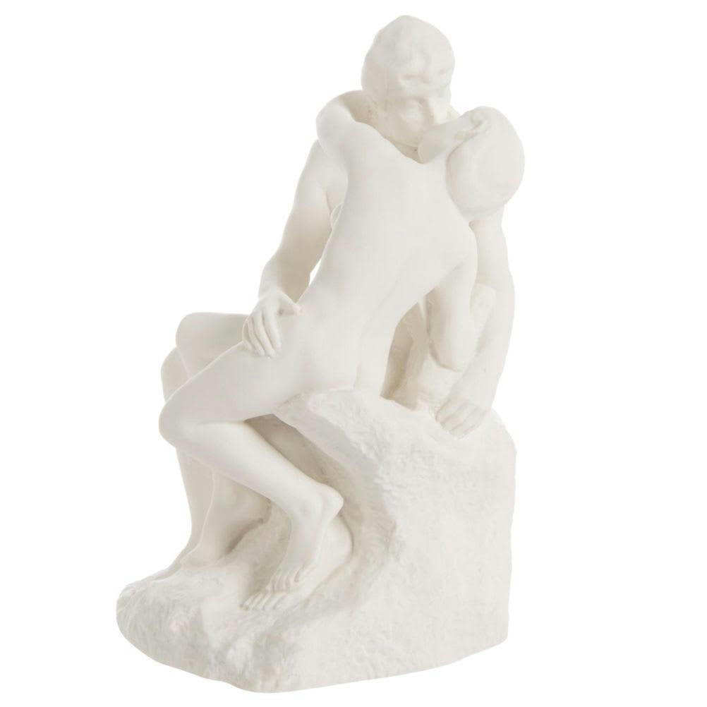 RODIN - Figurine reproduction Le Baiser de Rodin H14cm
