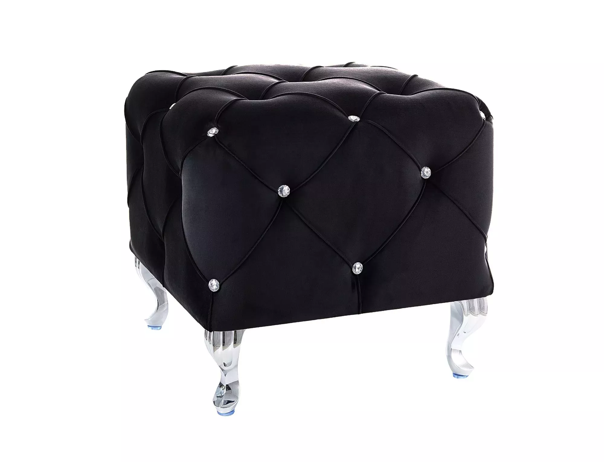 Pufa HESTIA K VELVET czarna
