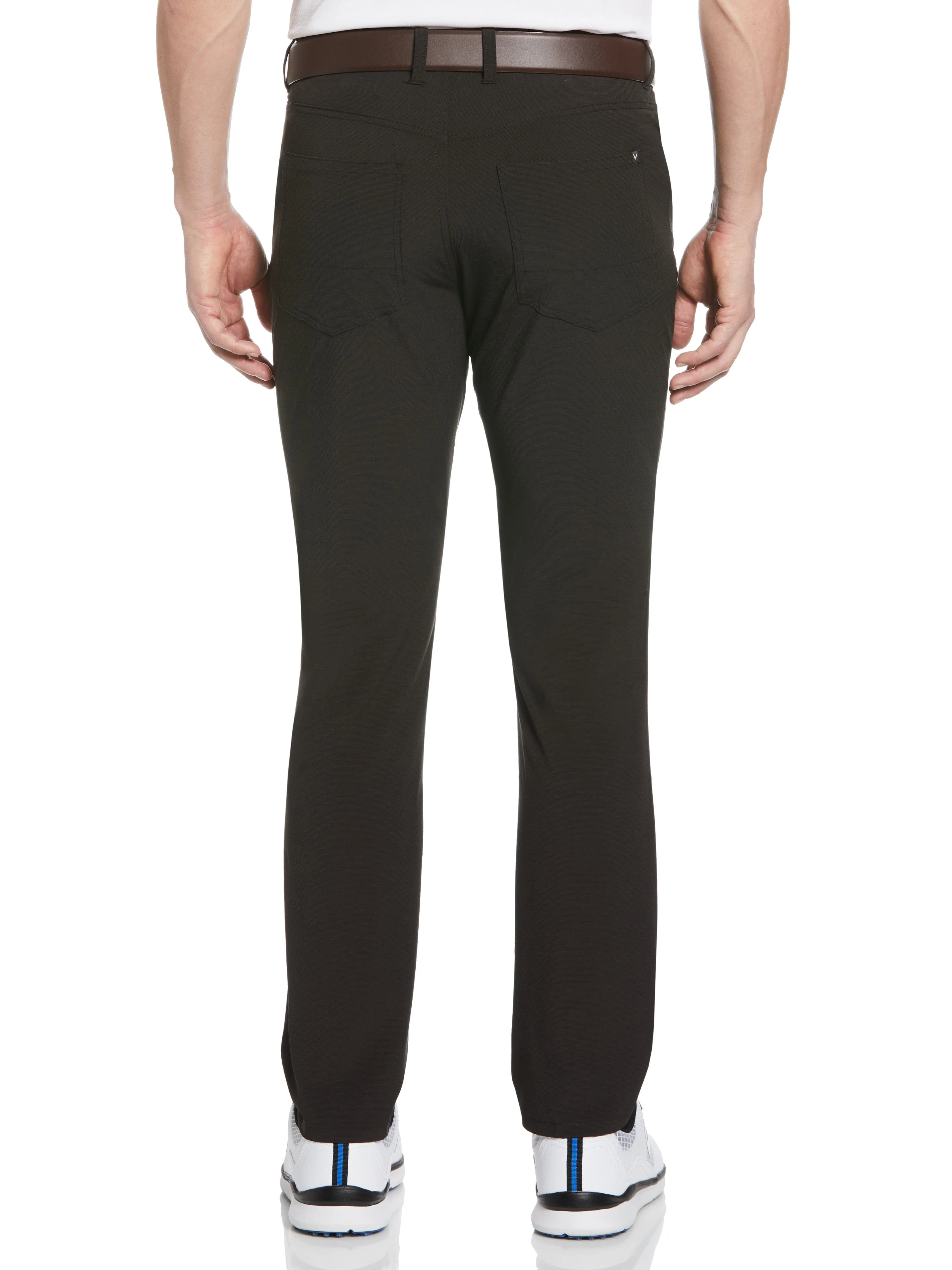 Mens Textured 5 Pocket Golf Pant