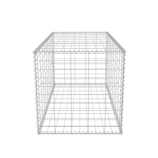 NNEVL Gabion Basket Galvanised Steel 100x50x50 cm