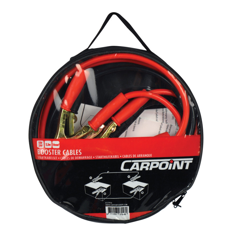 Câbles de démarrage pour batterie de voiture 16 mm² CARPOINT