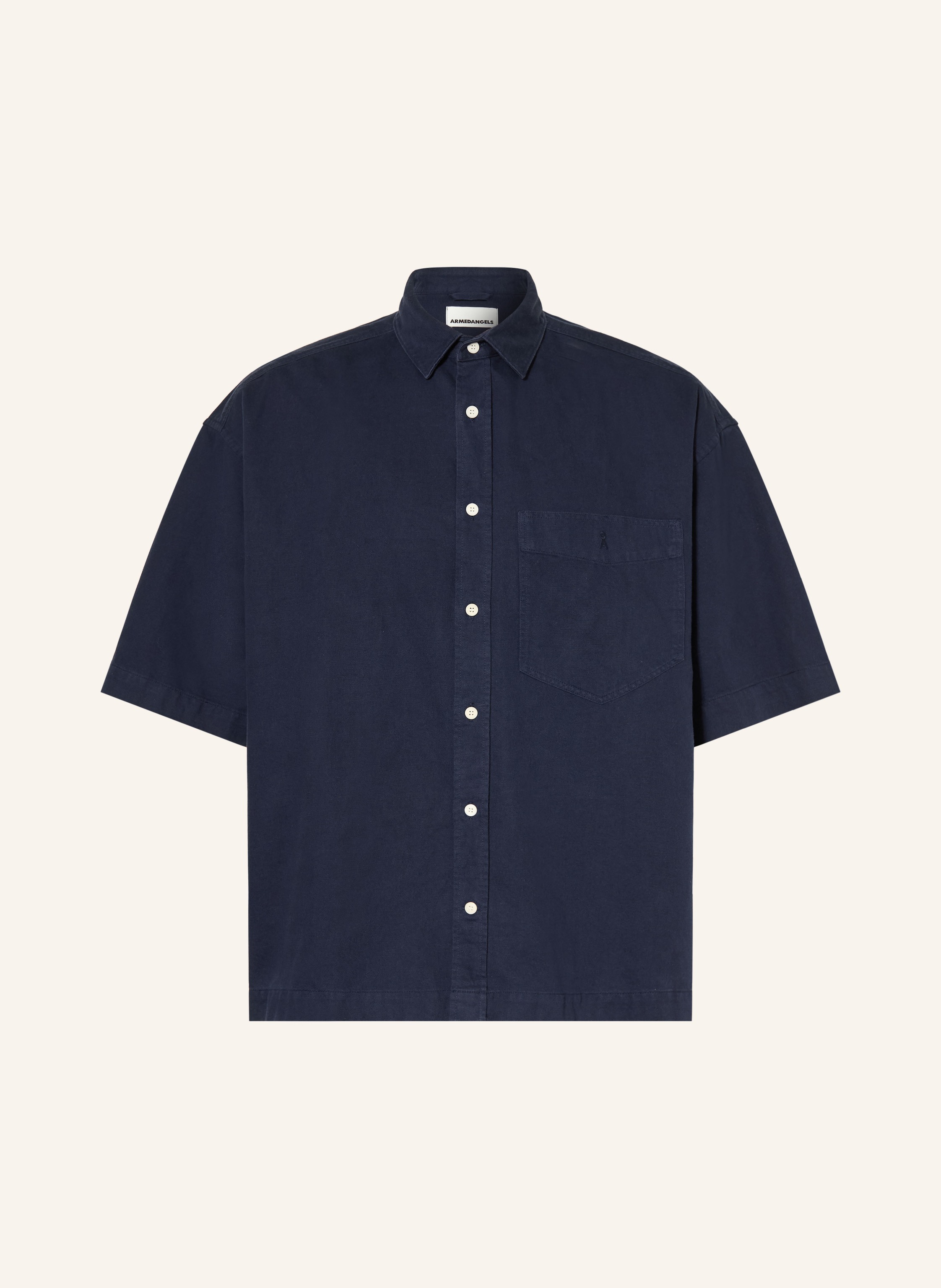 ARMEDANGELS Kurzarm-Hemd Comfort Fit