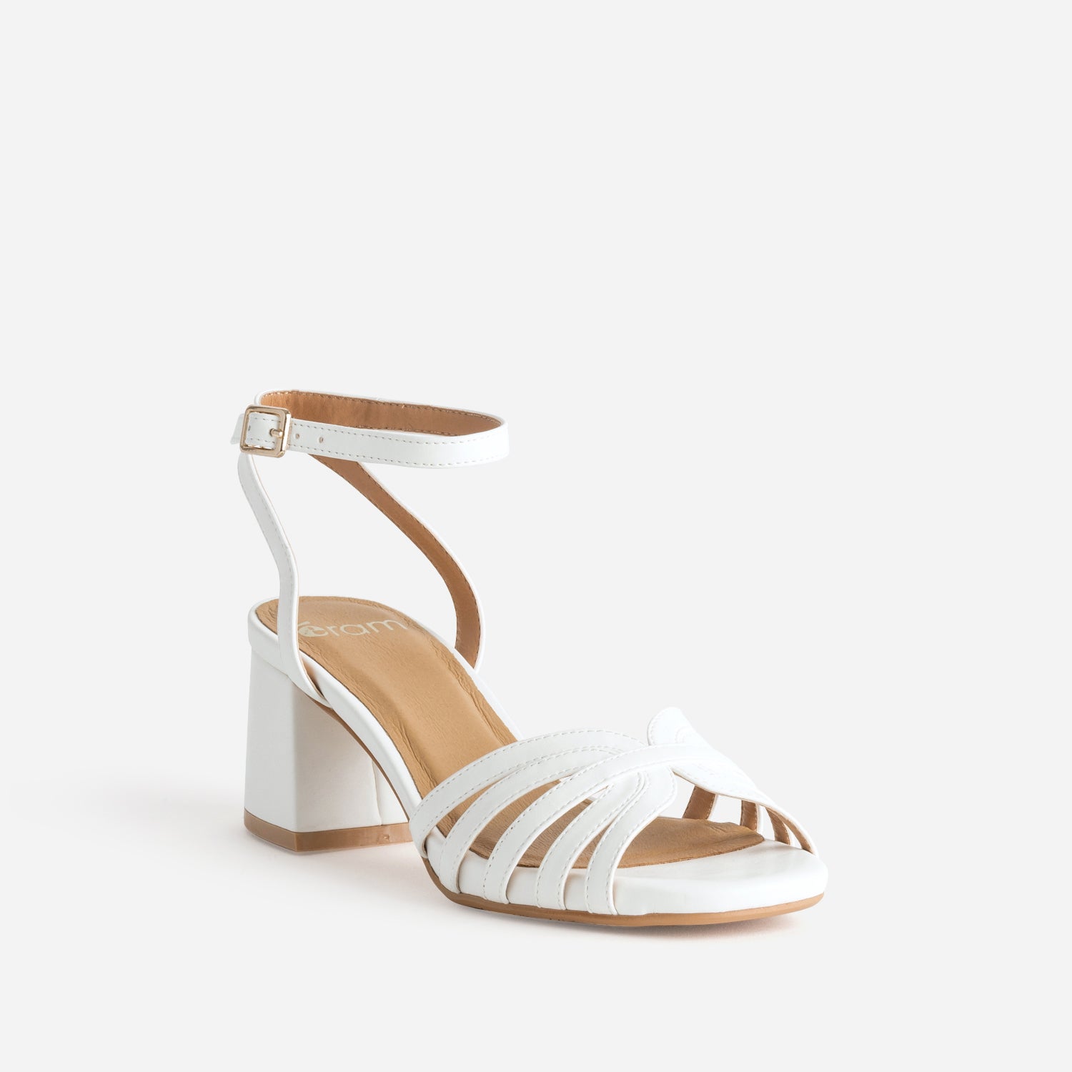 Sandale écrue à brides