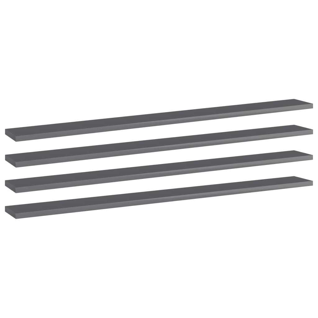 VidaXL Płyta na półki Szary 100 x 10 x 1.5 cm Materiał