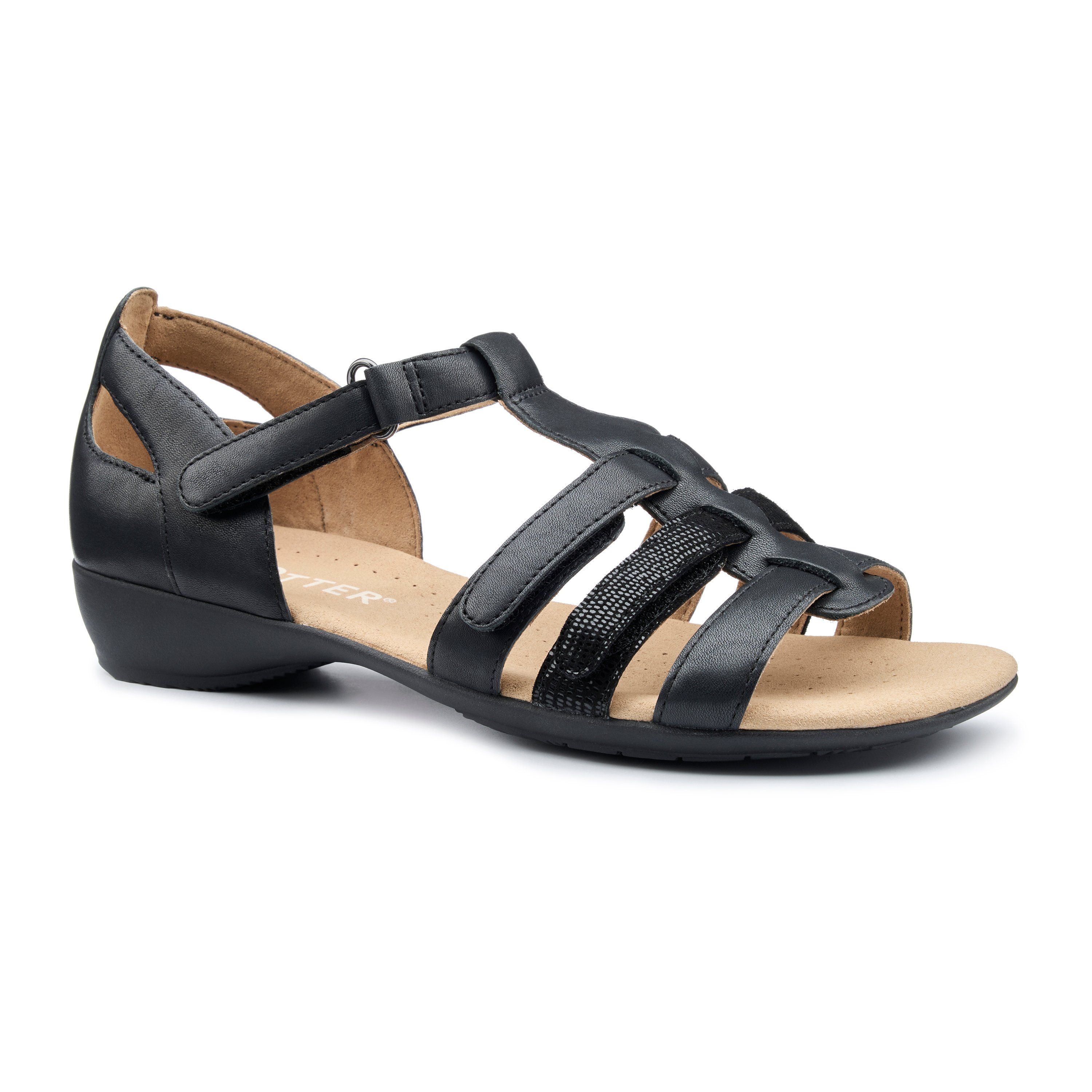 Hotter Wide Fit 'Solei' Gladiator Sandals