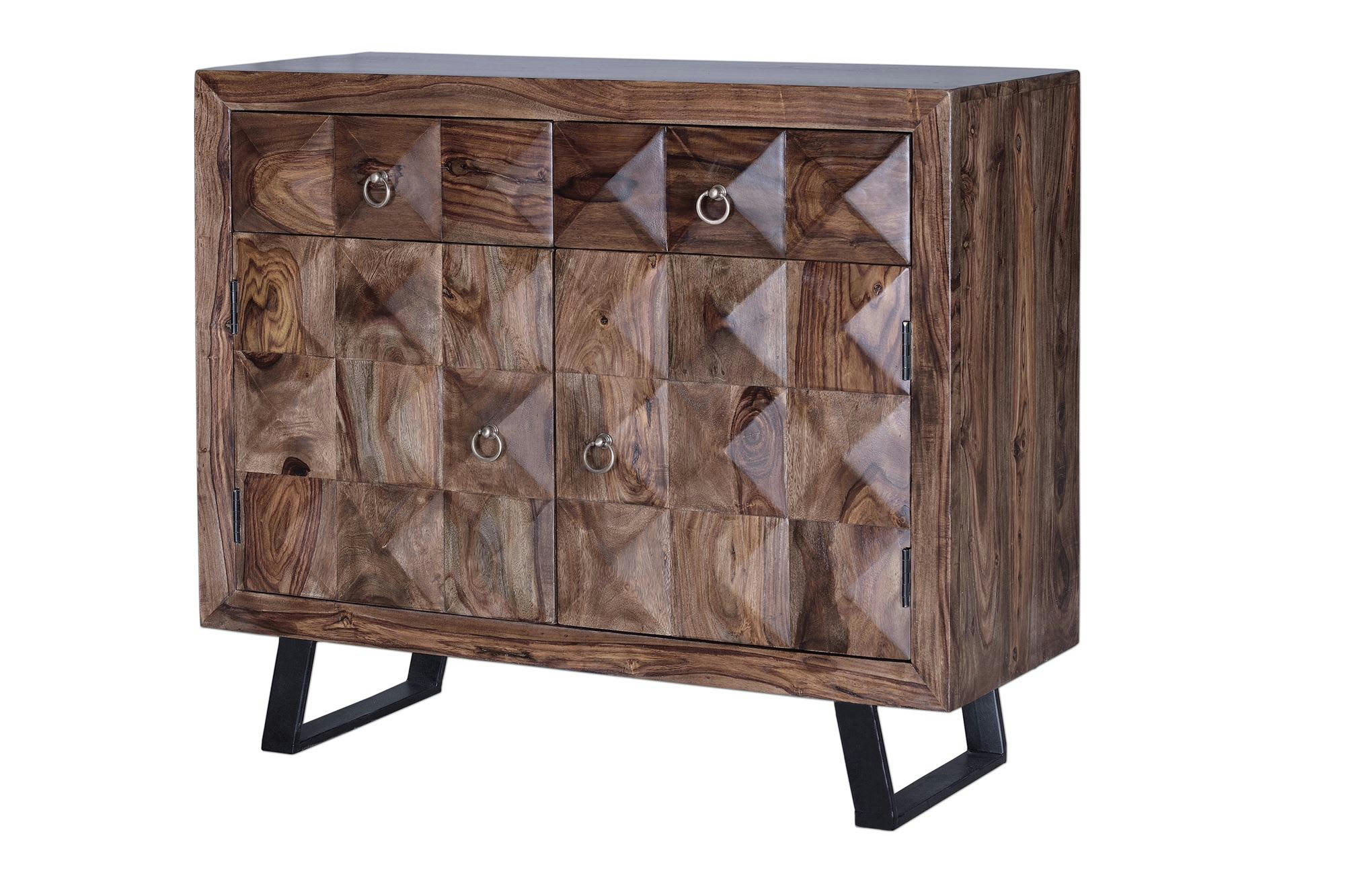 AGRA - Commode en palissandre merisier