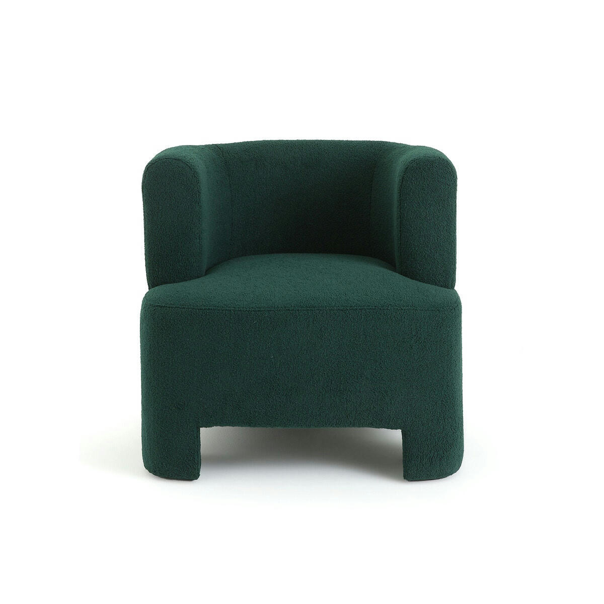 Fauteuil petit modèle tissu bouclette, Darrel