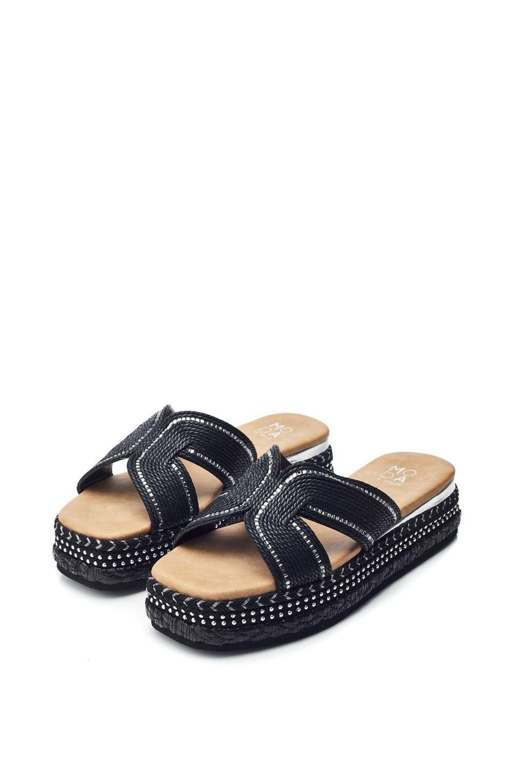 Moda In Pelle Naiah' Textile Flatforms