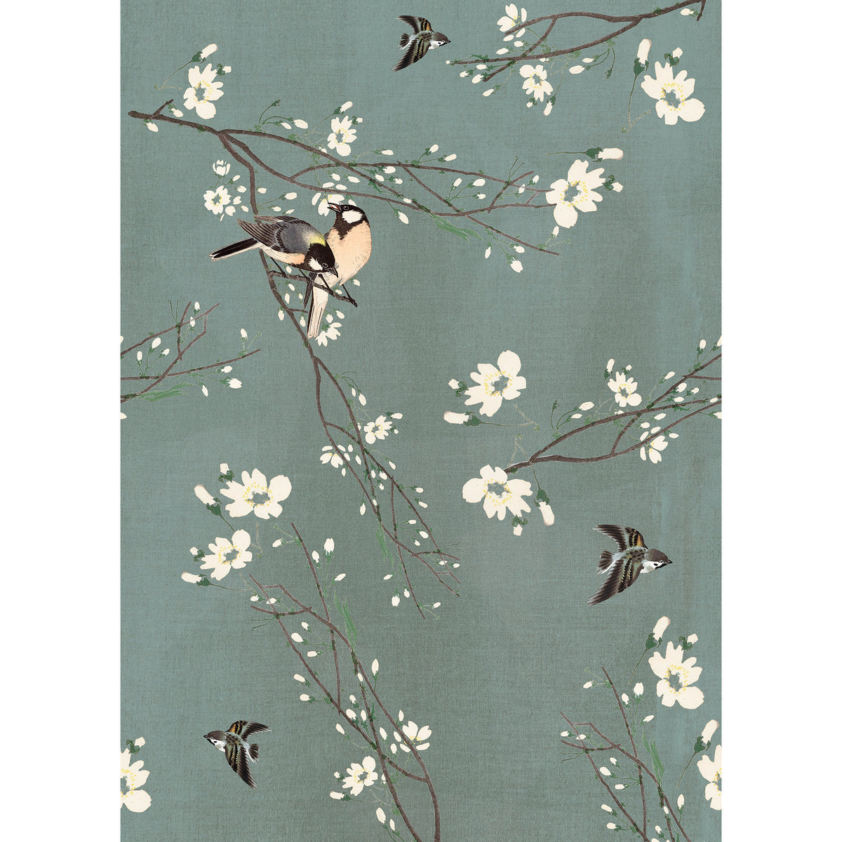 Superfresco Easy Fotobehang - Birds & Blossom - 200x280