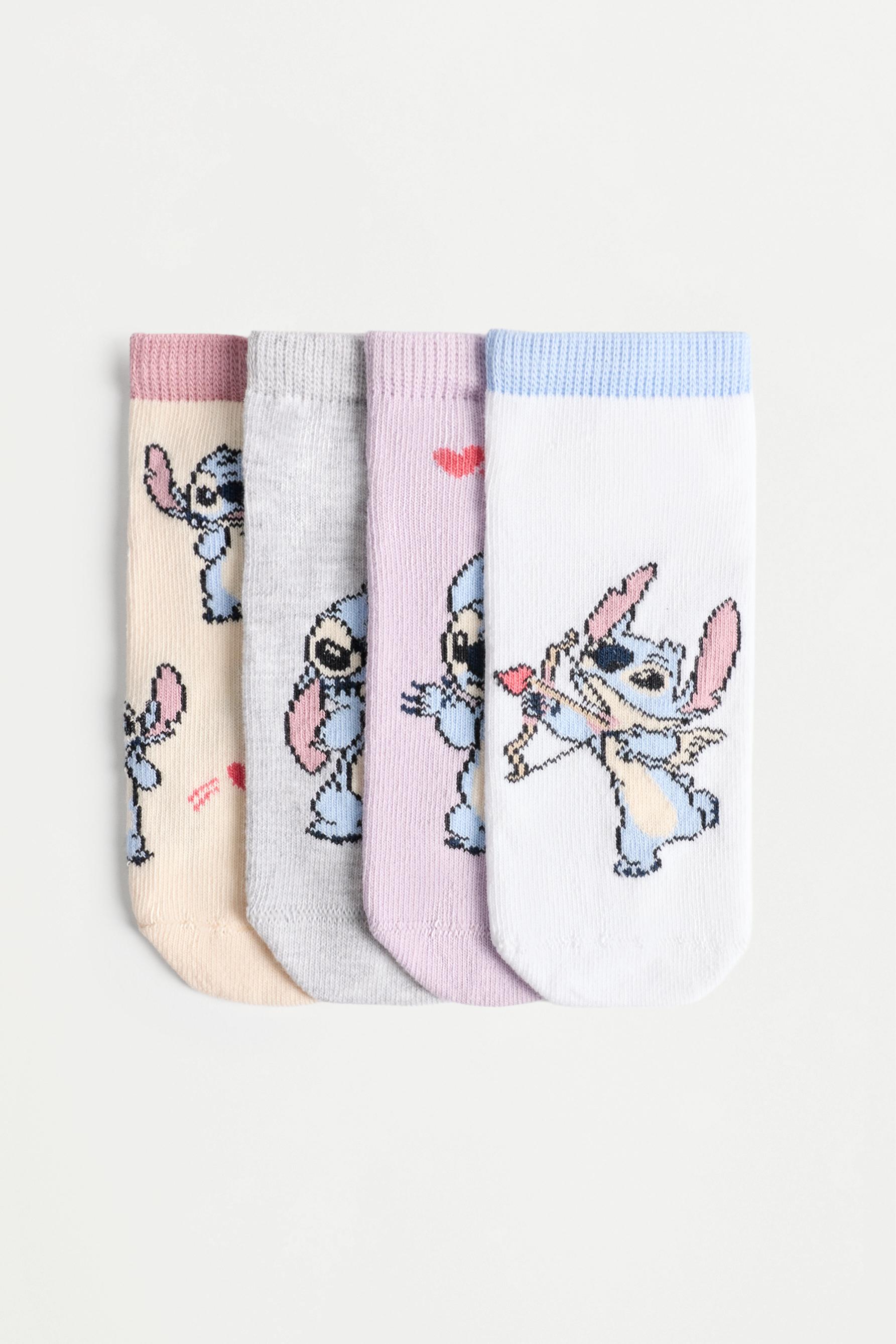 Calcetines cortos Stitch ©Disney (Pack 4)