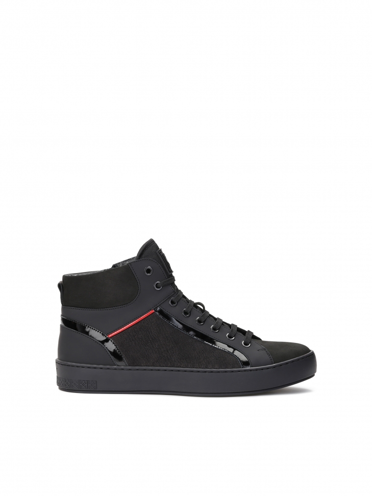 Men's black sneakers