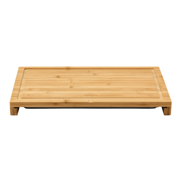TÁBUA COM BANDEJA 47 CM X 30 CM BAMBOO