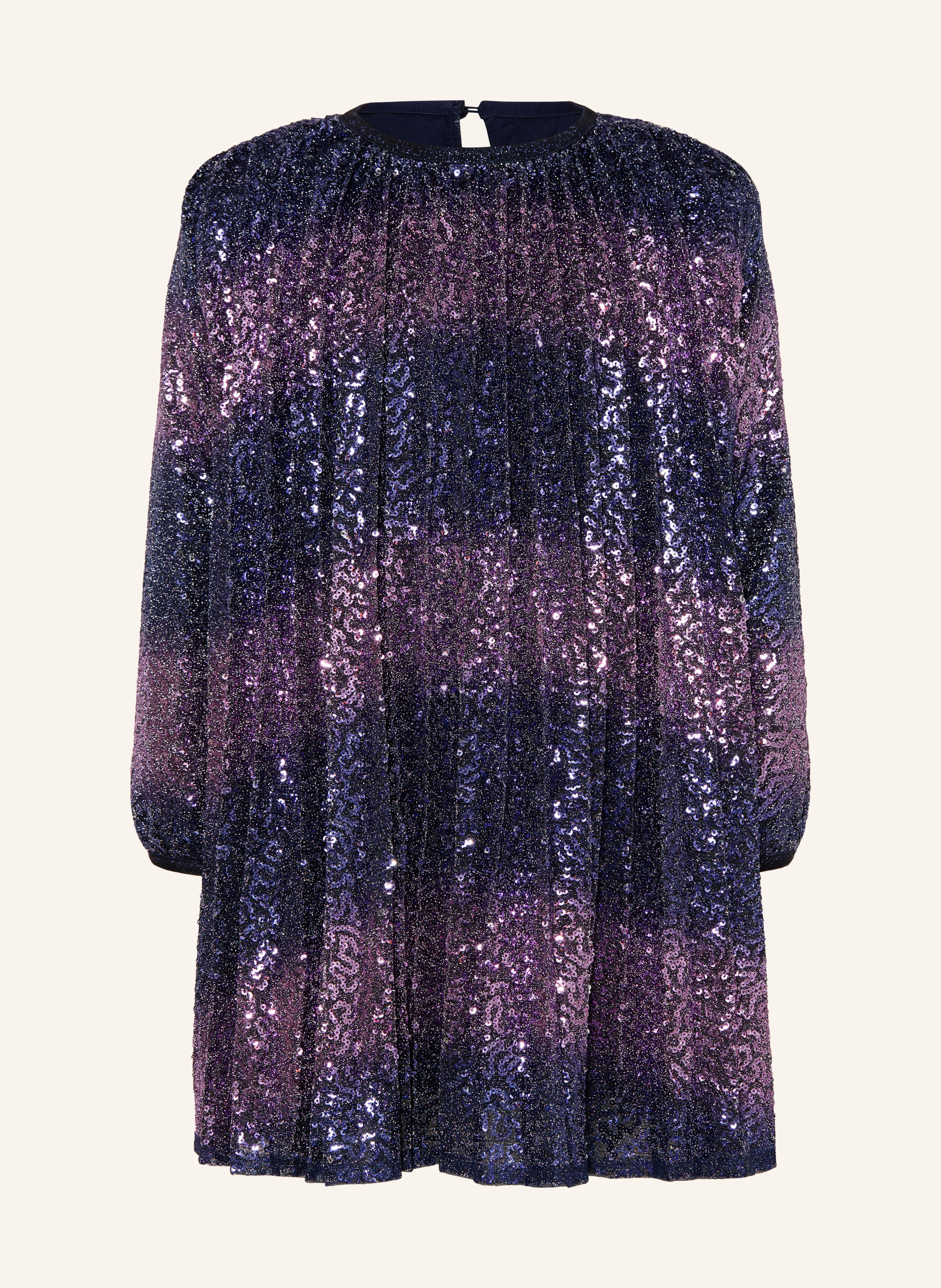 Billieblush Plisseekleid aus Mesh mit Pailletten
