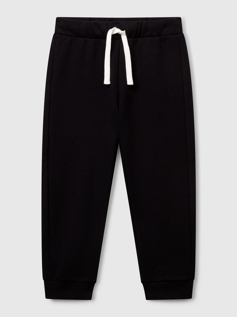Cotton trousers with logo