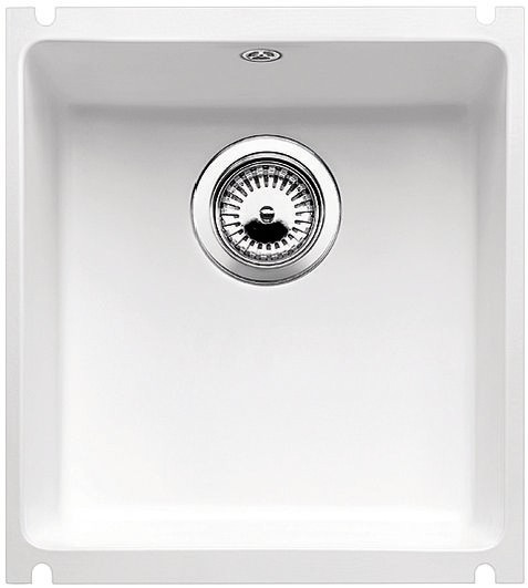 BLANCO Zlewozmywak SUBLINE 375-U biały połysk 516035