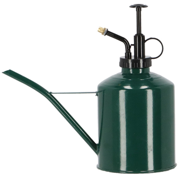 Konewka ze zraszaczem 2w1 metalowa zielona 625 ML zraszacz do kwiatów