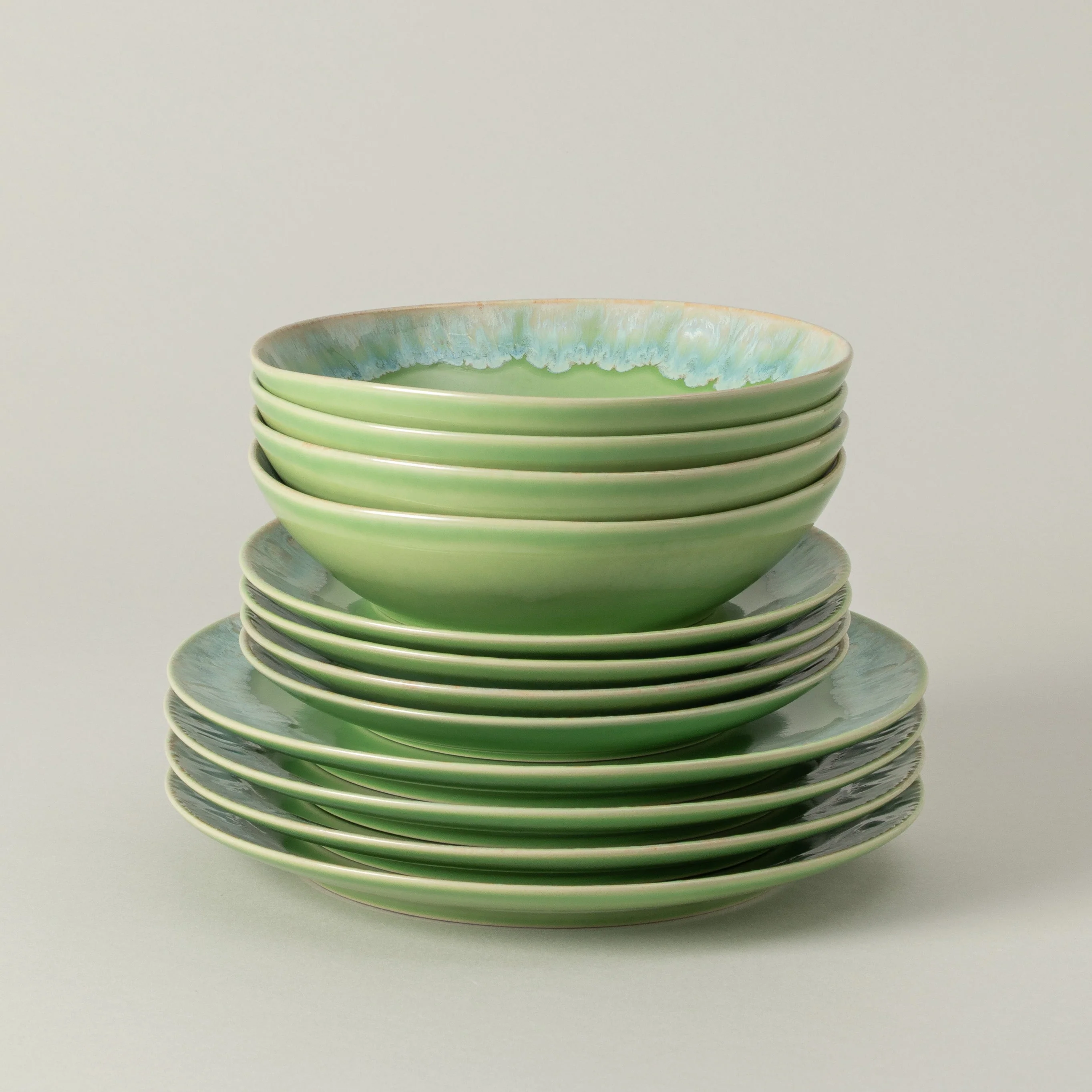 12-Piece Dinnerware Set with Soup/Pasta Bowl Taormina, Casafina by COSTA NOVA
