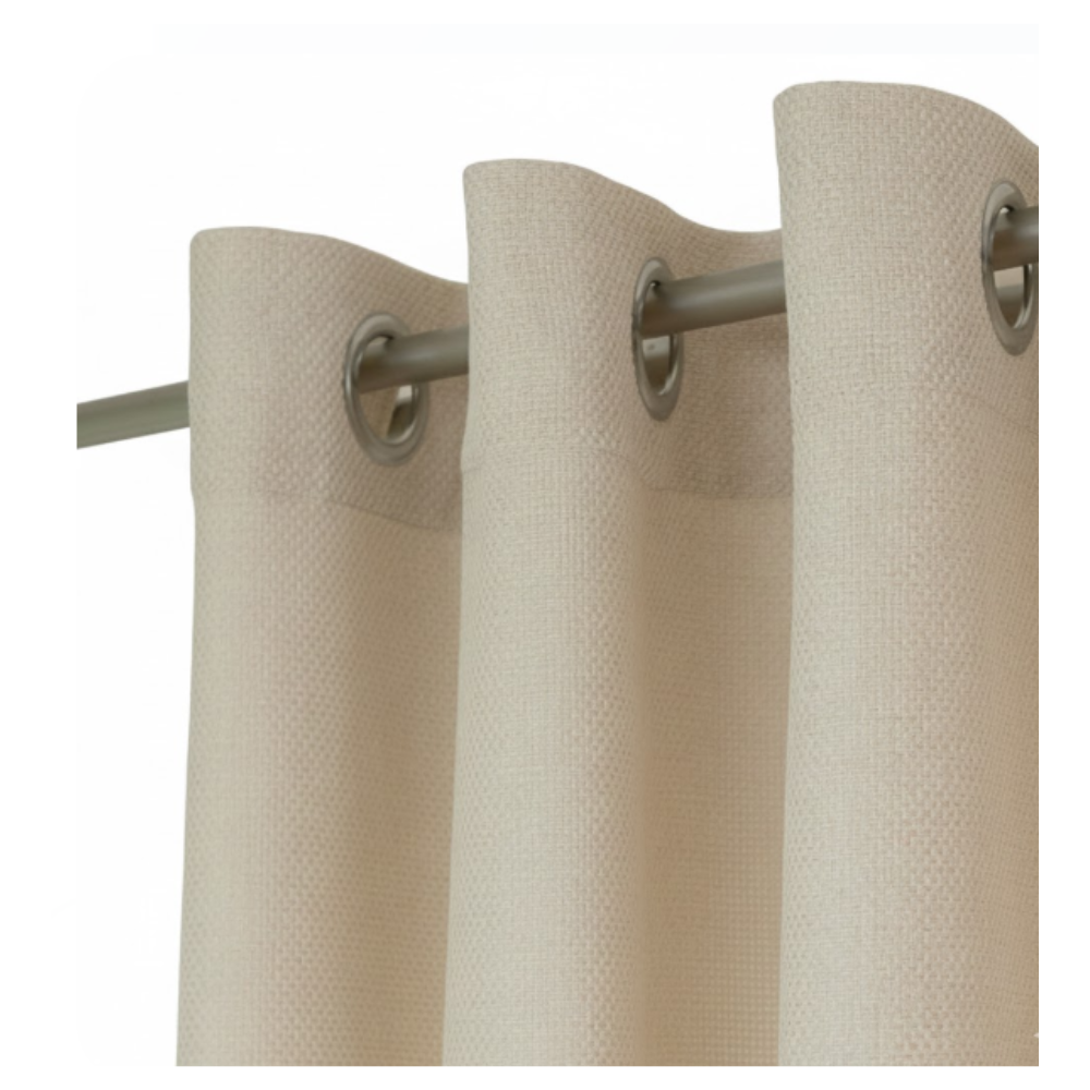 Elegancka zasłona na przelotkach MOLLY 140×250 cm – kremowa