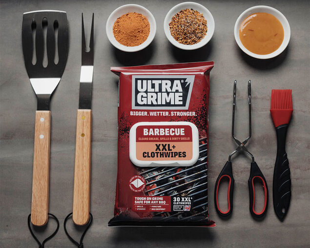 Ultragrime&reg; Life: BBQ Clothwipes (30 Pack)