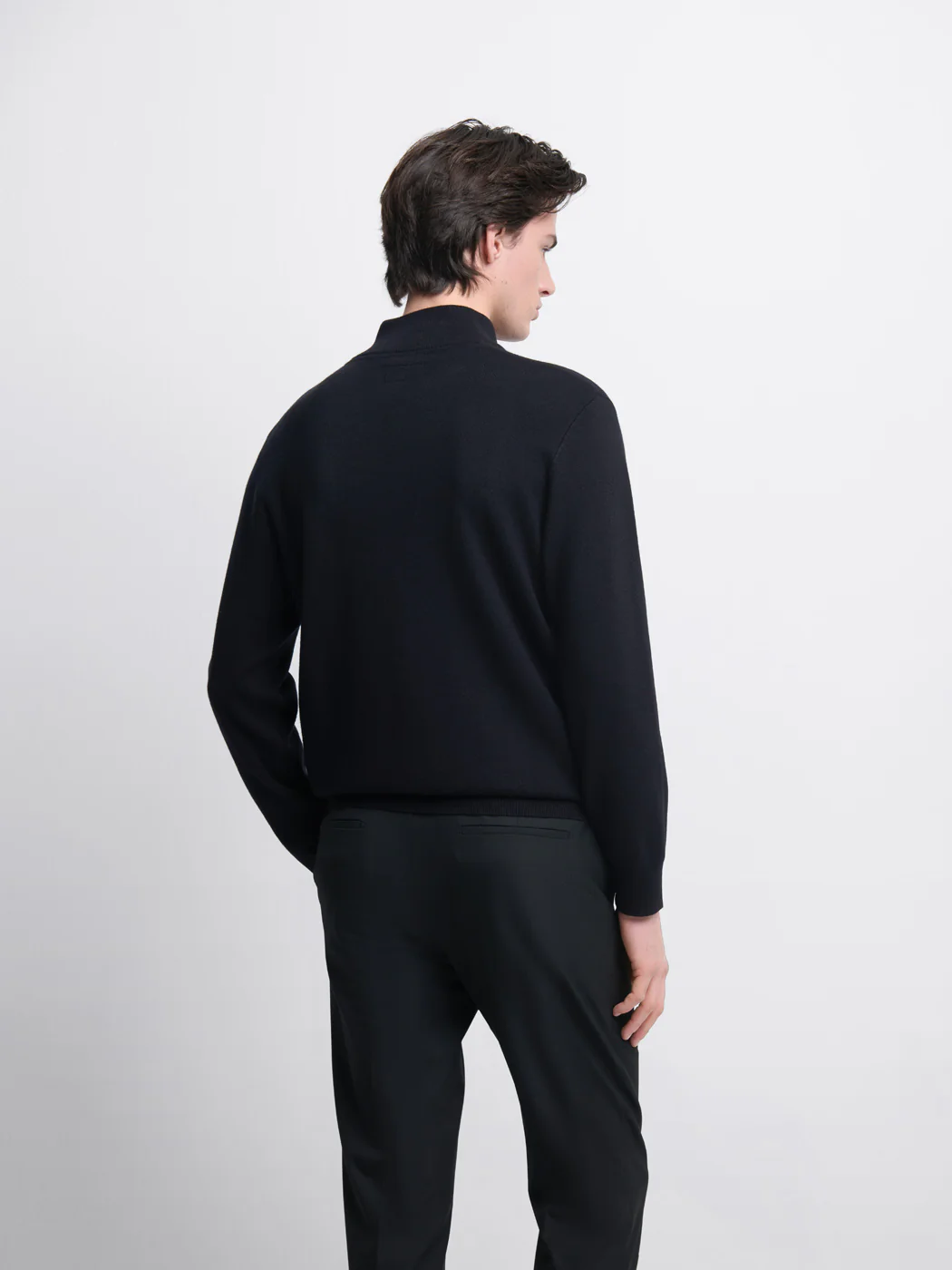 Pull col montant viscose certifiée