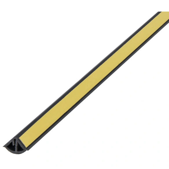 Abschlussleiste, Edelstahl/Kunststoff, L: 260 cm, selbstklebend