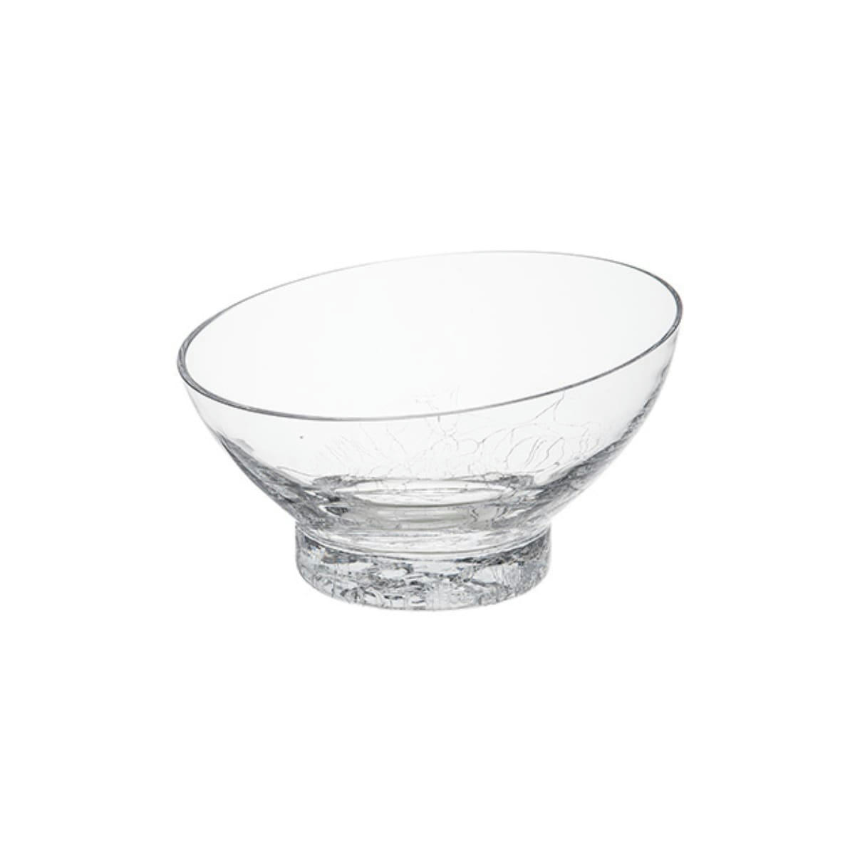 ALBA - Bol Asymétrique en verre transparent D24