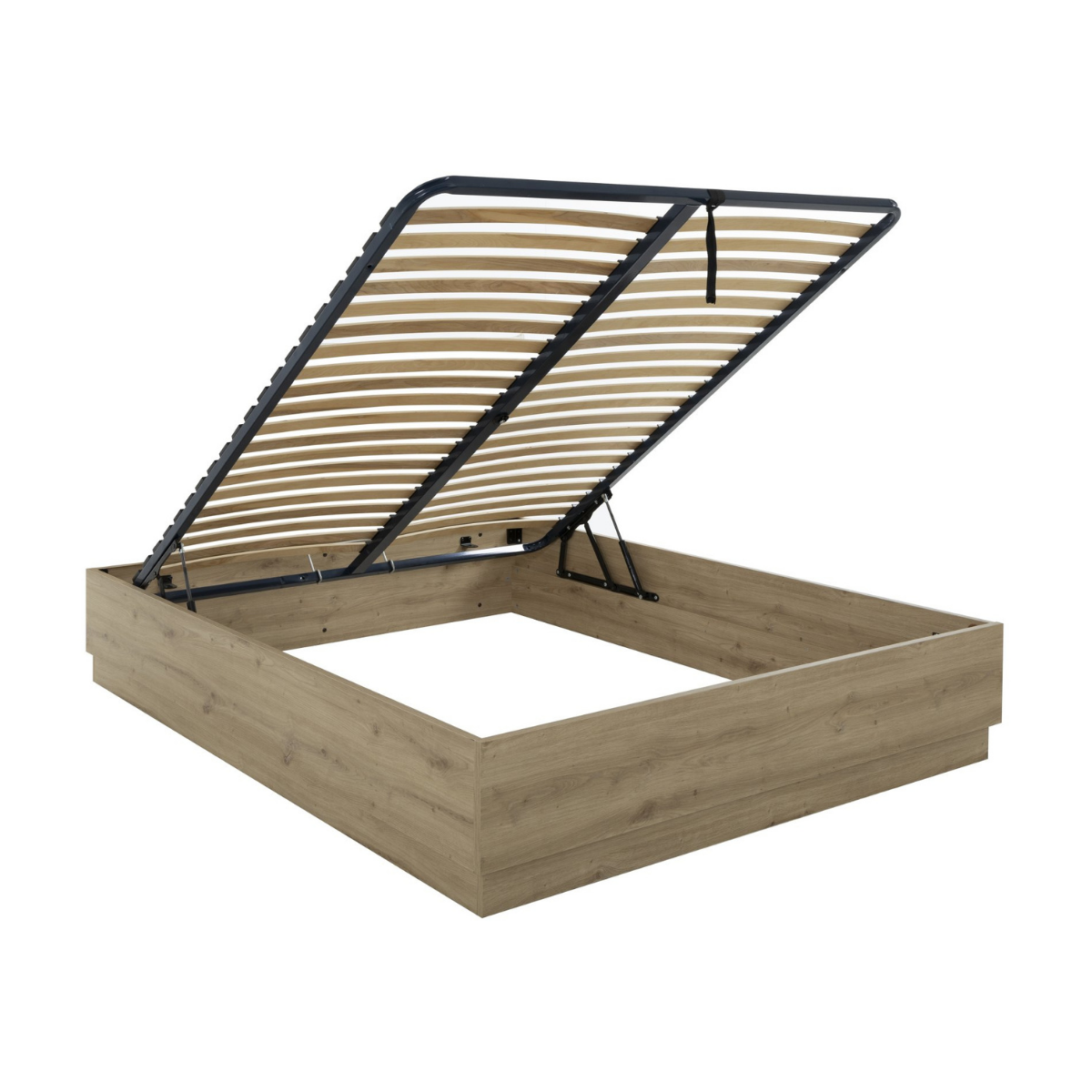 Calicosy - TIDY Opbergbed 140 x 190 cm - H36 cm - Licht hout