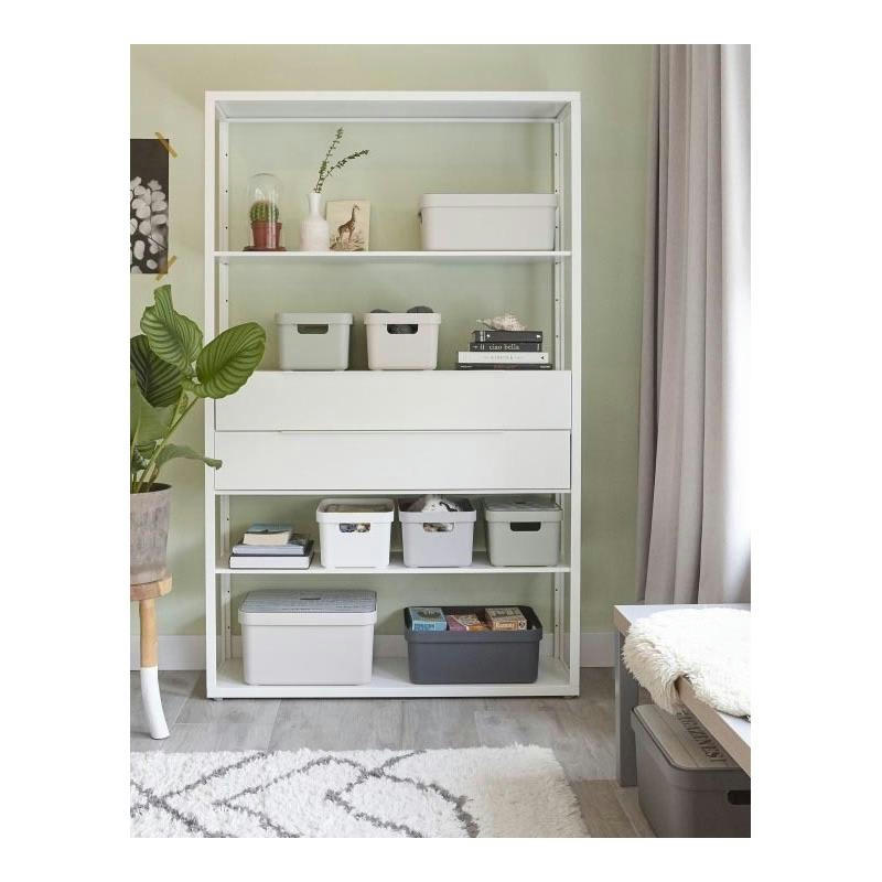 - Boite de rangement avec couvercle transparent sigma home box 32 l (lot