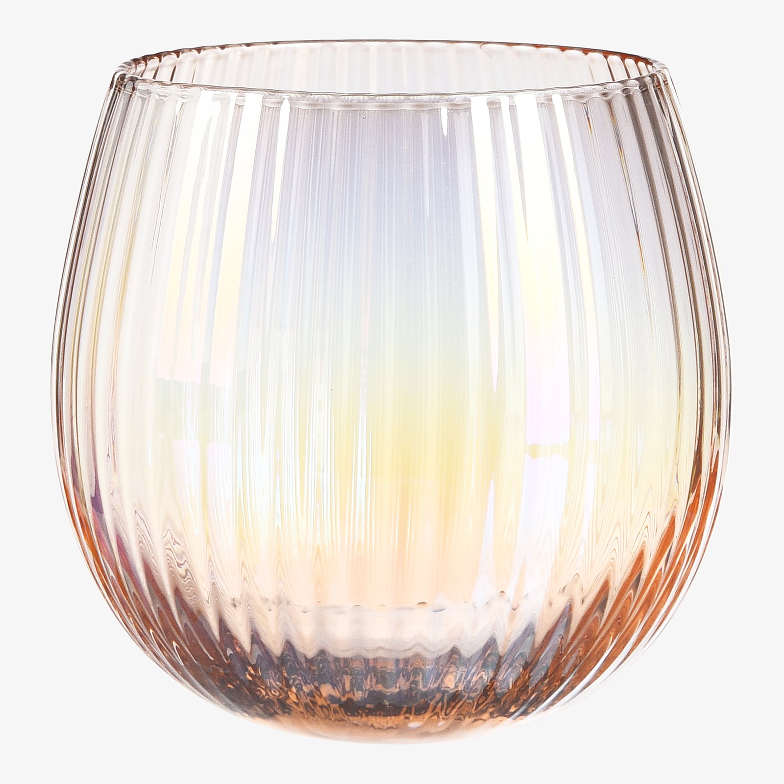 Wasserglas Fancy Ball Bunt, ⌀ 9 cm, H 85 mm