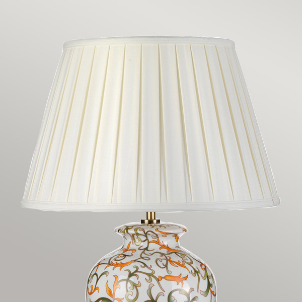 Lampa stołowabiało-pomarańczowa Soling 1xE27x60WDesigner's Lightbox
