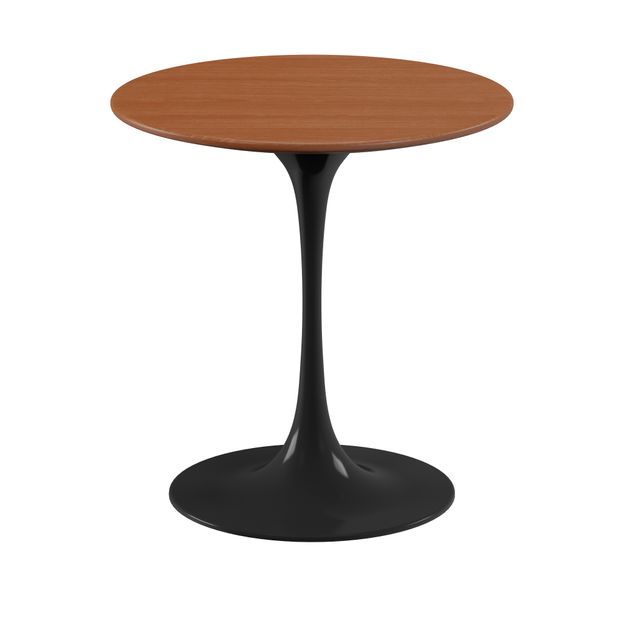 MESA LATERAL REDONDA 51CM MADEIRA TULIPE