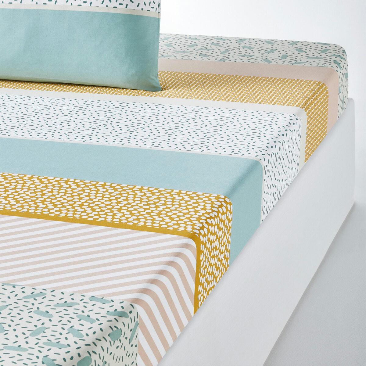 Drap houssse coton, Happy Stripes