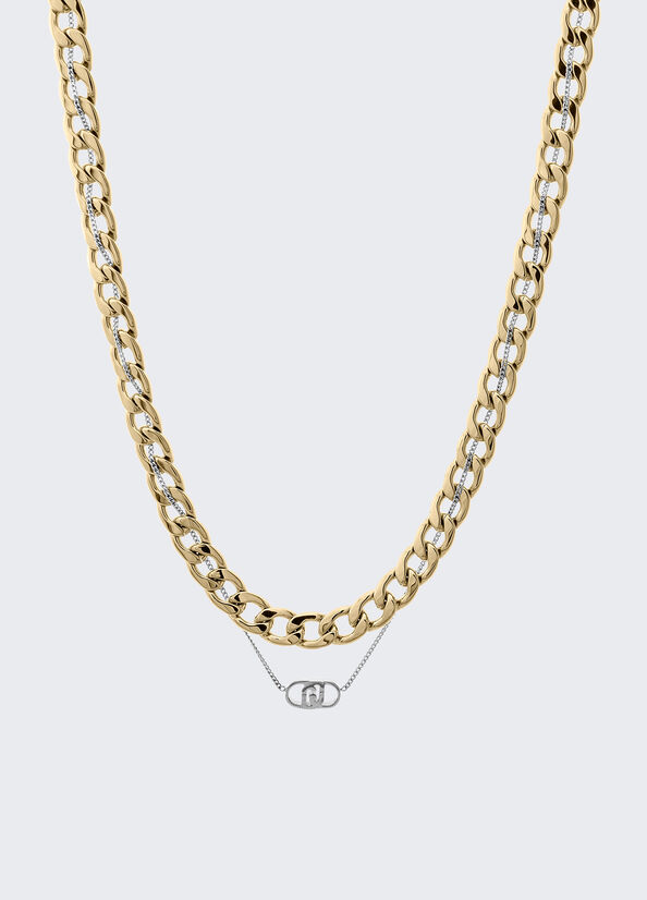 Collana a catena con logo