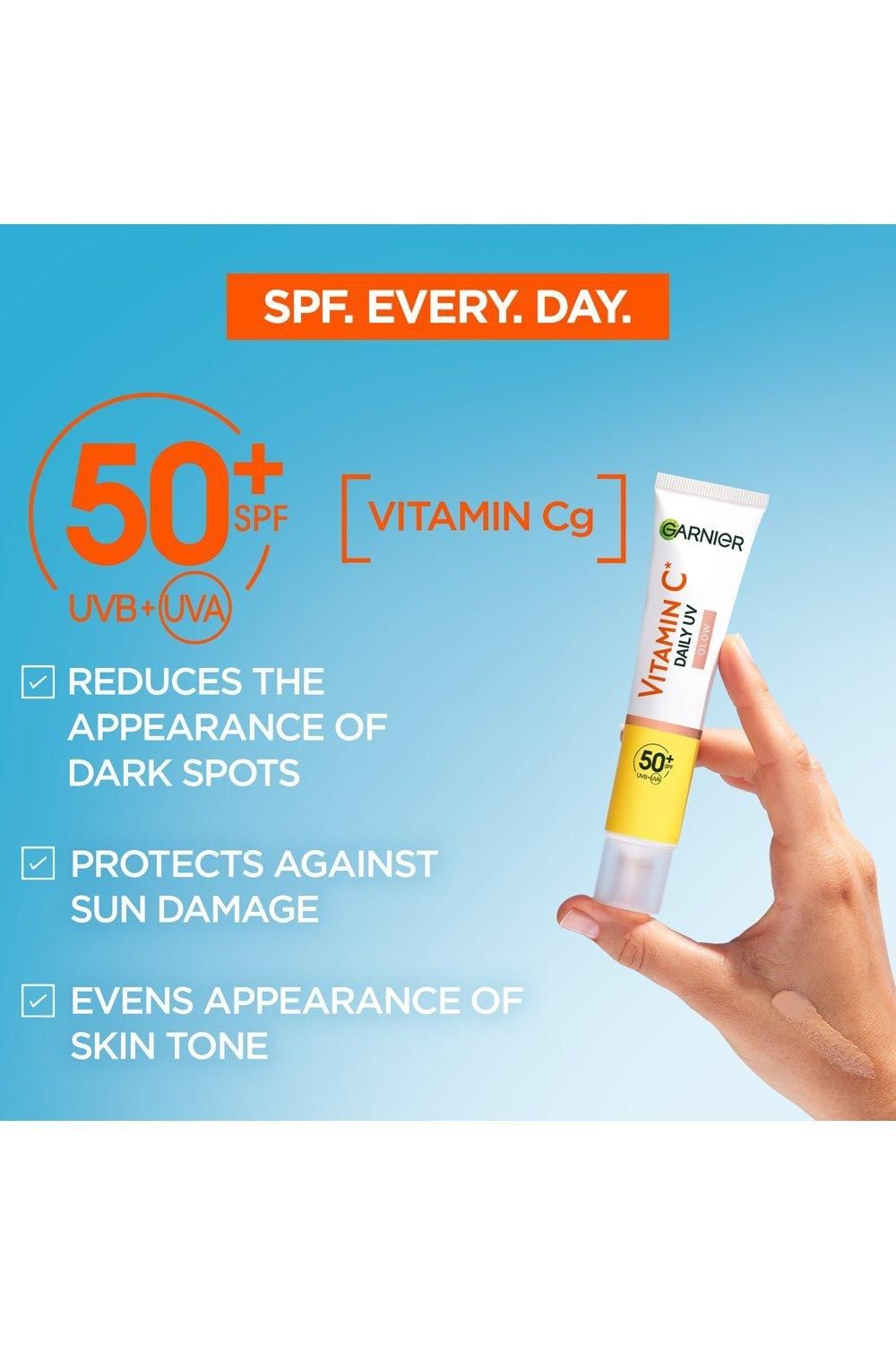 Garnier Vitamin C Daily UV Brightening Fluid Sheer Glow, SPF50