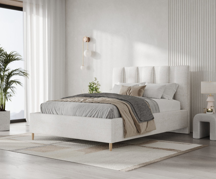 Łóżko tapicerowane LOOM 120x200 z pojemnikiem NEV