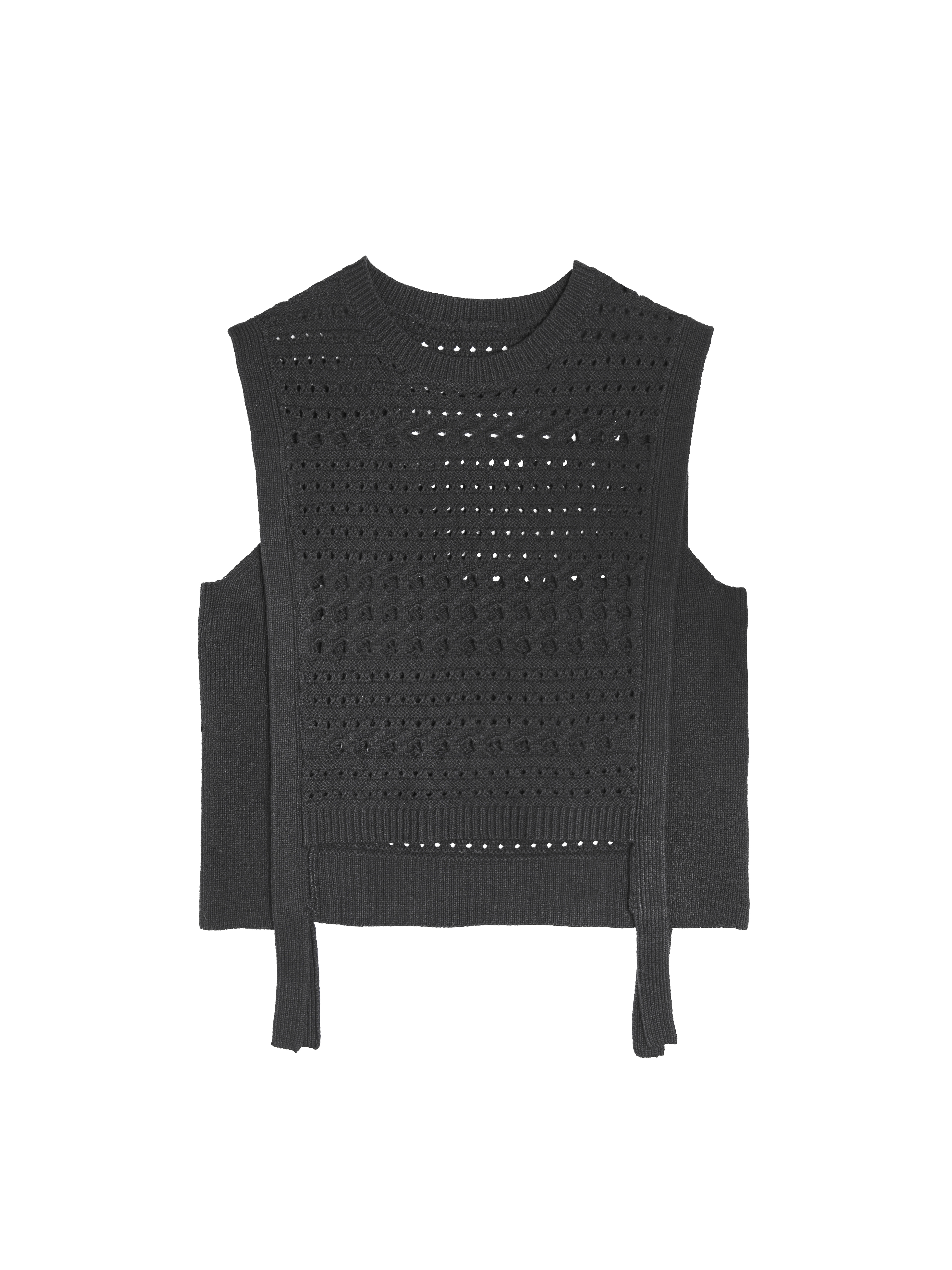 Eyelet Knit Vest - 25WDT298X