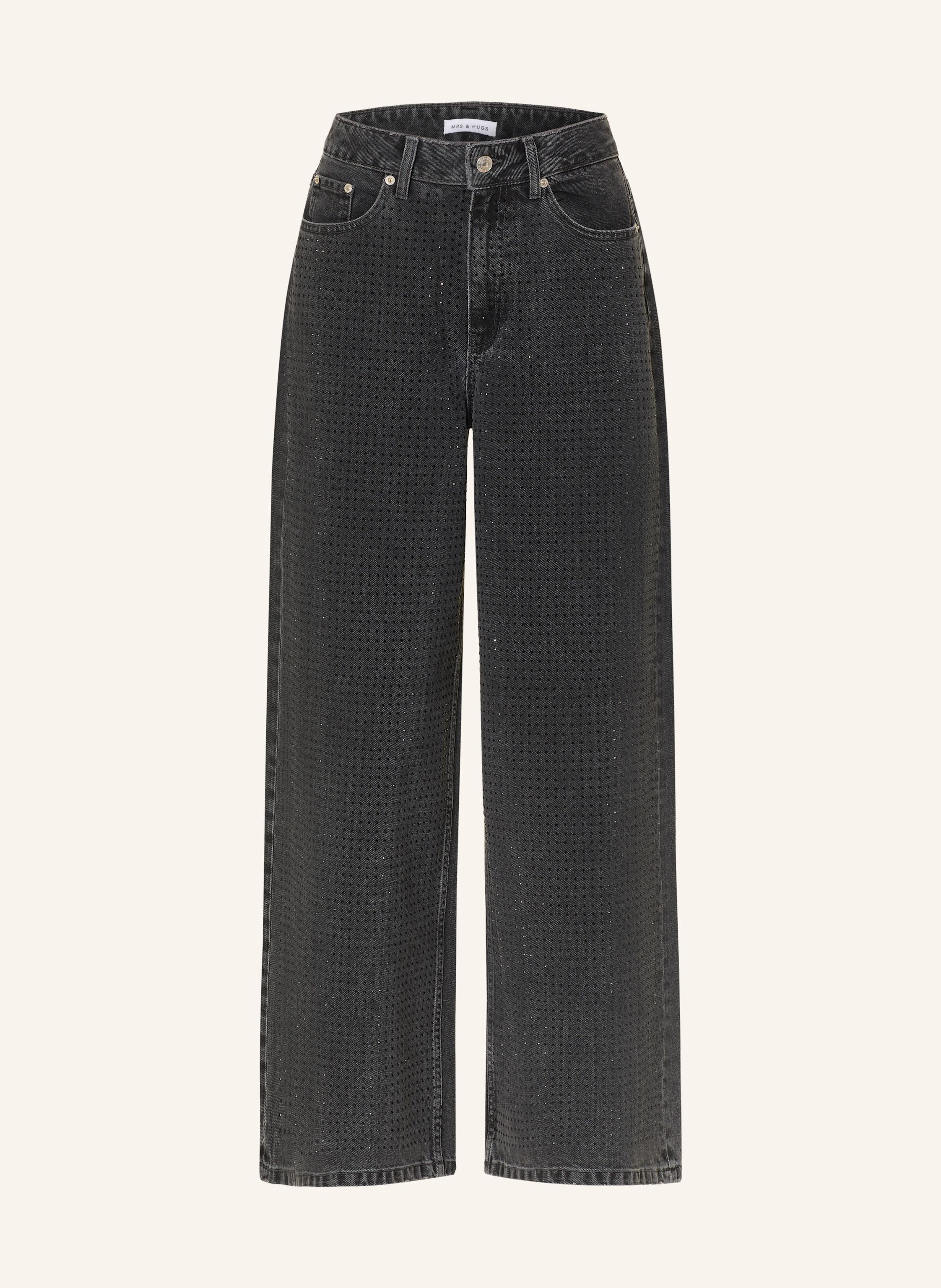 MRS & HUGS Jeans mit Schmucksteinen