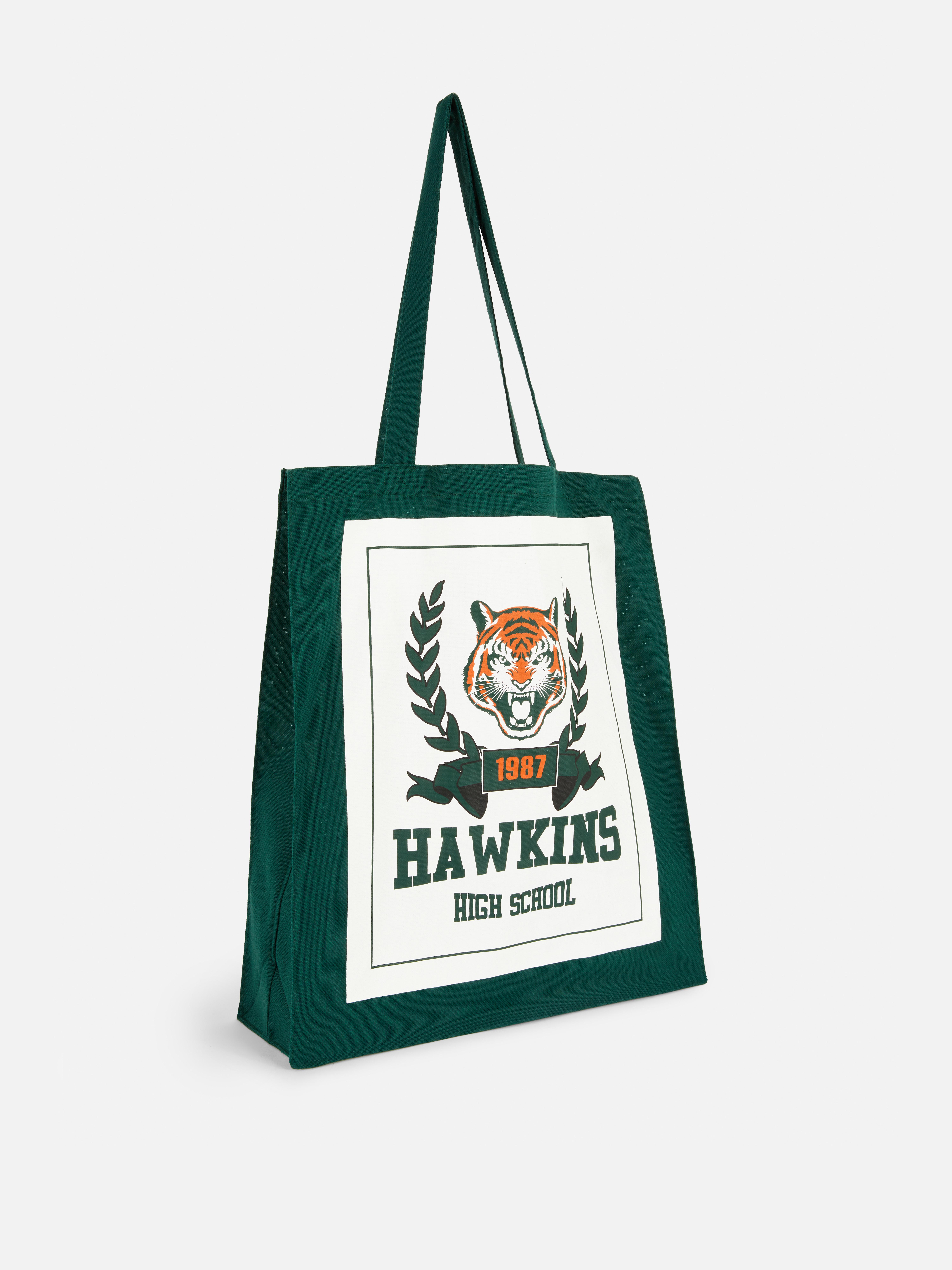 Stranger Things Hawkins Tigers Canvas Bag