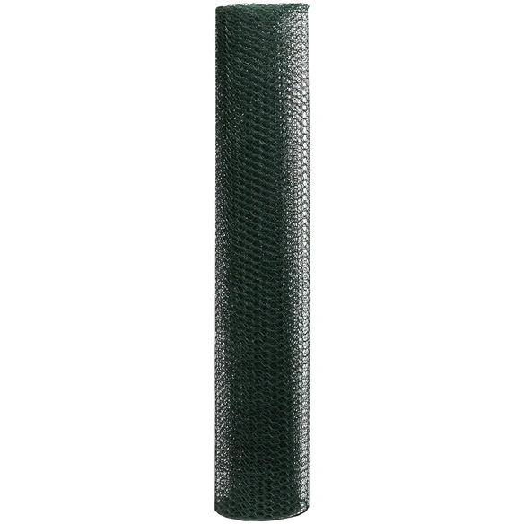 Sechseckgeflecht, HxLxT: 50 x 1000 x 11 cm, Stahl, grün