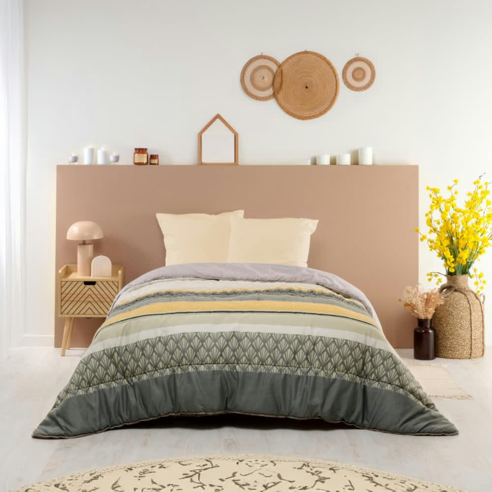 BAROQUE - Couette imprimée 220x240cm 400g/m2 utilisation sans housse