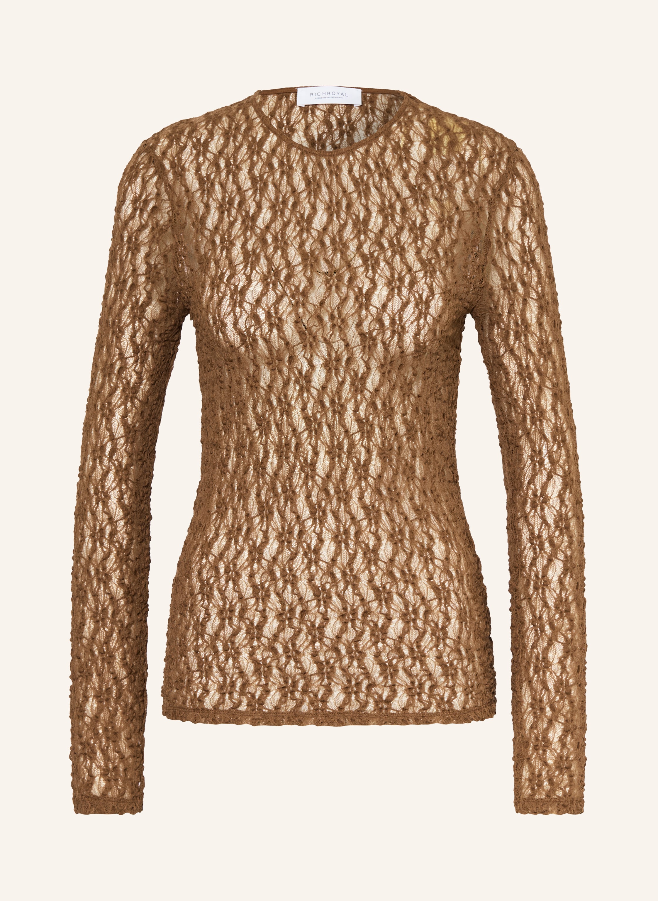 Rich & Royal Longsleeve aus Spitze