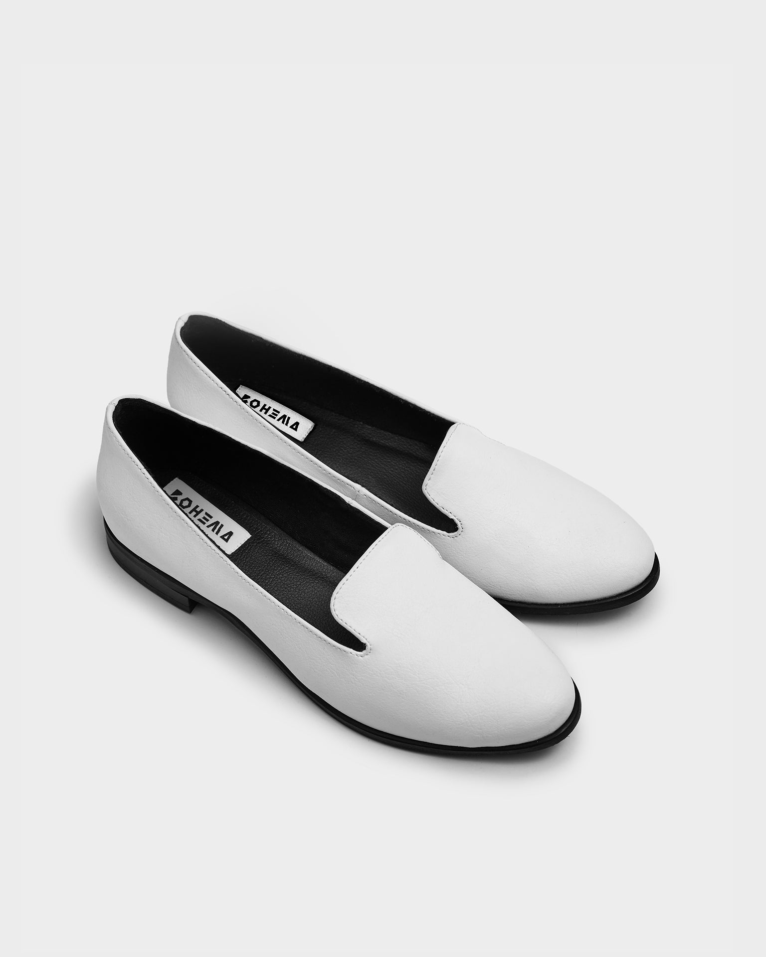 BOHEMA - Lords White Buty, ze skóry roślinnej, polska rodzinna marka